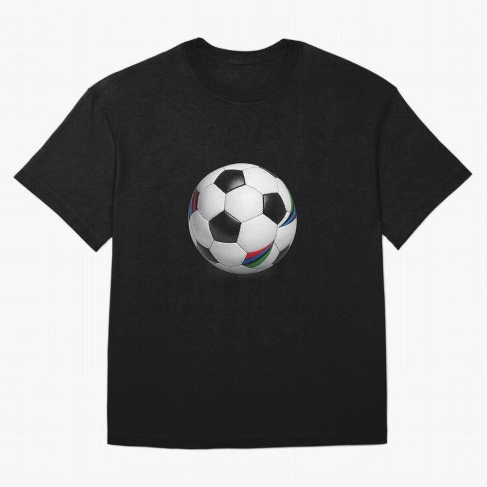 Kick Power Football Design | Classic Soccer Ball Sports Artwork Oversized T-Shirt Cheer for FIFA World Cup 2026 with CR7, England, France and Netherlands Energy, Stadium Chants, National Pride, Trophy Dreams and Unforgettable Football Memories;