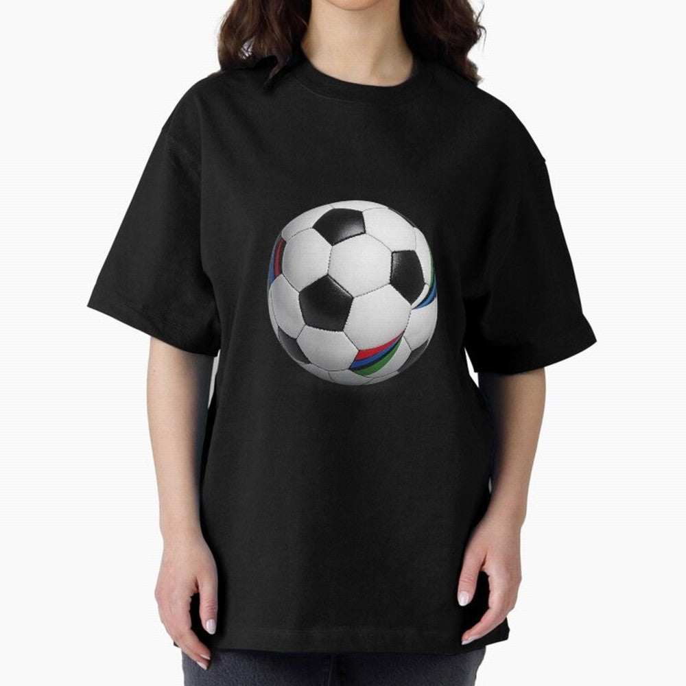 Kick Power Football Design | Classic Soccer Ball Sports Artwork Oversized T-Shirt Cheer for FIFA World Cup 2026 with CR7, England, France and Netherlands Energy, Stadium Chants, National Pride, Trophy Dreams and Unforgettable Football Memories;