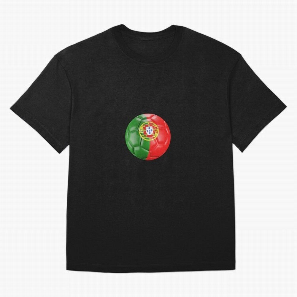 Portugal Oversized T-Shirt Fuel FIFA World Cup 2026 for Fans of Mbappe and Neymar and Spain and Netherlands, Bringing Championship Spirit, Famous Goals, Roaring Crowds and International Football Unity; Perfect for Fans, Collectors, Family