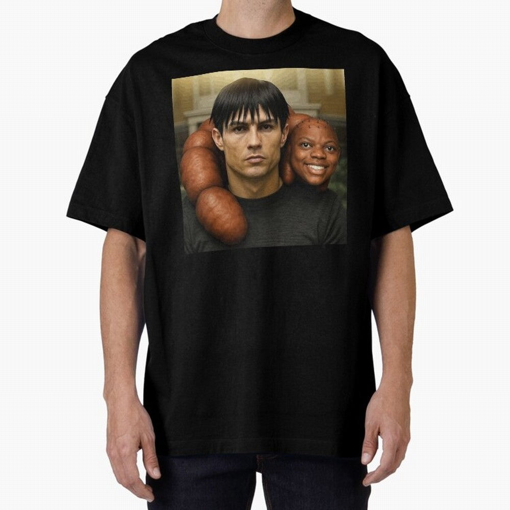 Ronaldo and Speed Oversized T-Shirt Bring Champion Energy into Global Football Passion for FIFA World Cup 2026 USA Canada Mexico, Made for Haaland and Mbappe, England, Stadium Memories, Football Loyalty, International Chants and Championship
