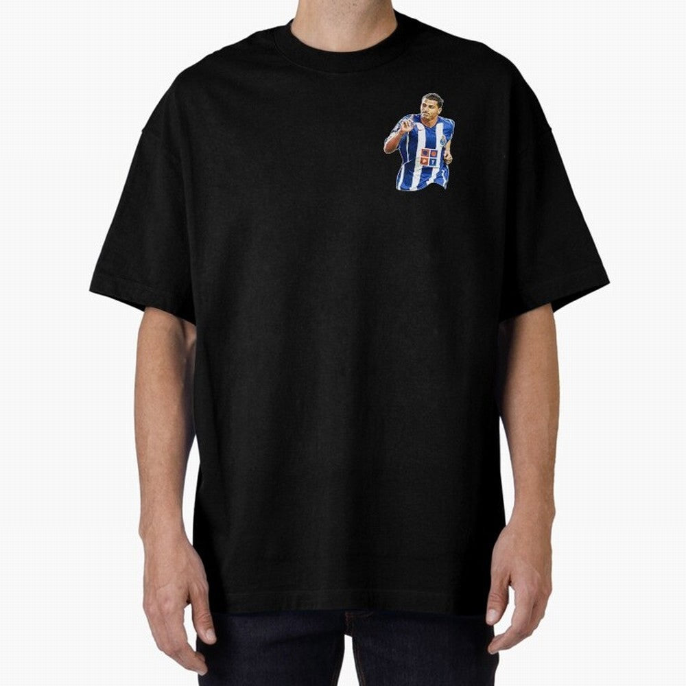 Quaresma Oversized T-Shirt Follow the Final Road of FIFA World Cup 2026 USA Canada Mexico Spirit, Driven by Brazil, Portugal and Argentina, Cristiano Ronaldo, Stadium Memories, Football Loyalty, International Chants and Championship Tradition; Made