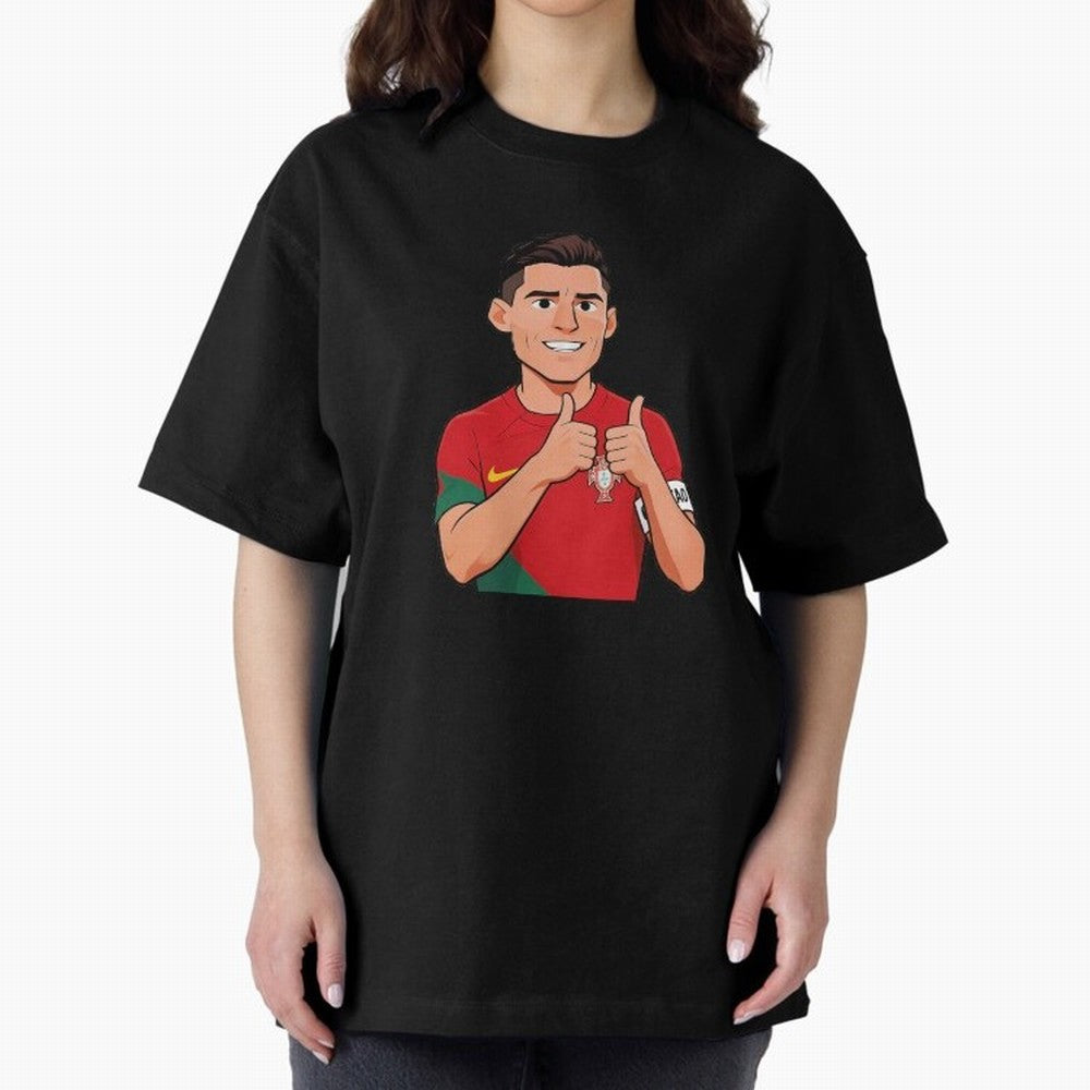 World CUP Cristiano Oversized T-Shirt Celebrate Fan Culture around FIFA World Cup 2026 Group Stage Built around Mbappe and Neymar, Argentina Energy, Stadium Memories, Football Loyalty, International Chants and Championship Tradition; Great for