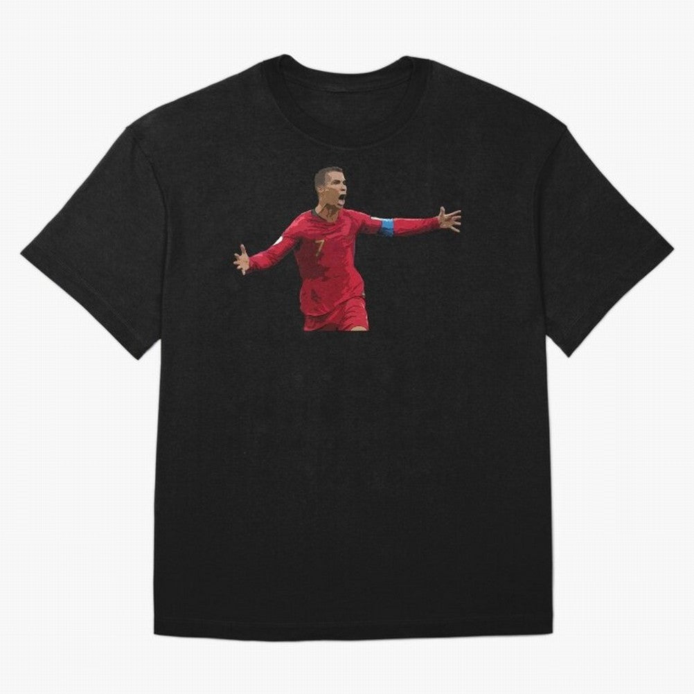 Cristiano Ronaldo Oversized T-Shirt Make Your Look Match Match Day Hype around FIFA World Cup 2026 Group Stage, Haaland and Mbappe, Brazil, Portugal and Argentina, Classic Soccer Heritage, Championship Pressure, Fan Loyalty and International Pride;