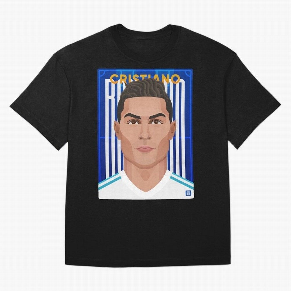 Cristiano Ronaldo (RM) | The Commander Oversized T-Shirt Stand with Global Football Passion for FIFA World Cup 2026 USA Canada Mexico, Capturing Messi, Spain and Netherlands, Soccer Culture, Superstar Moments, National Team Dreams and Competitive