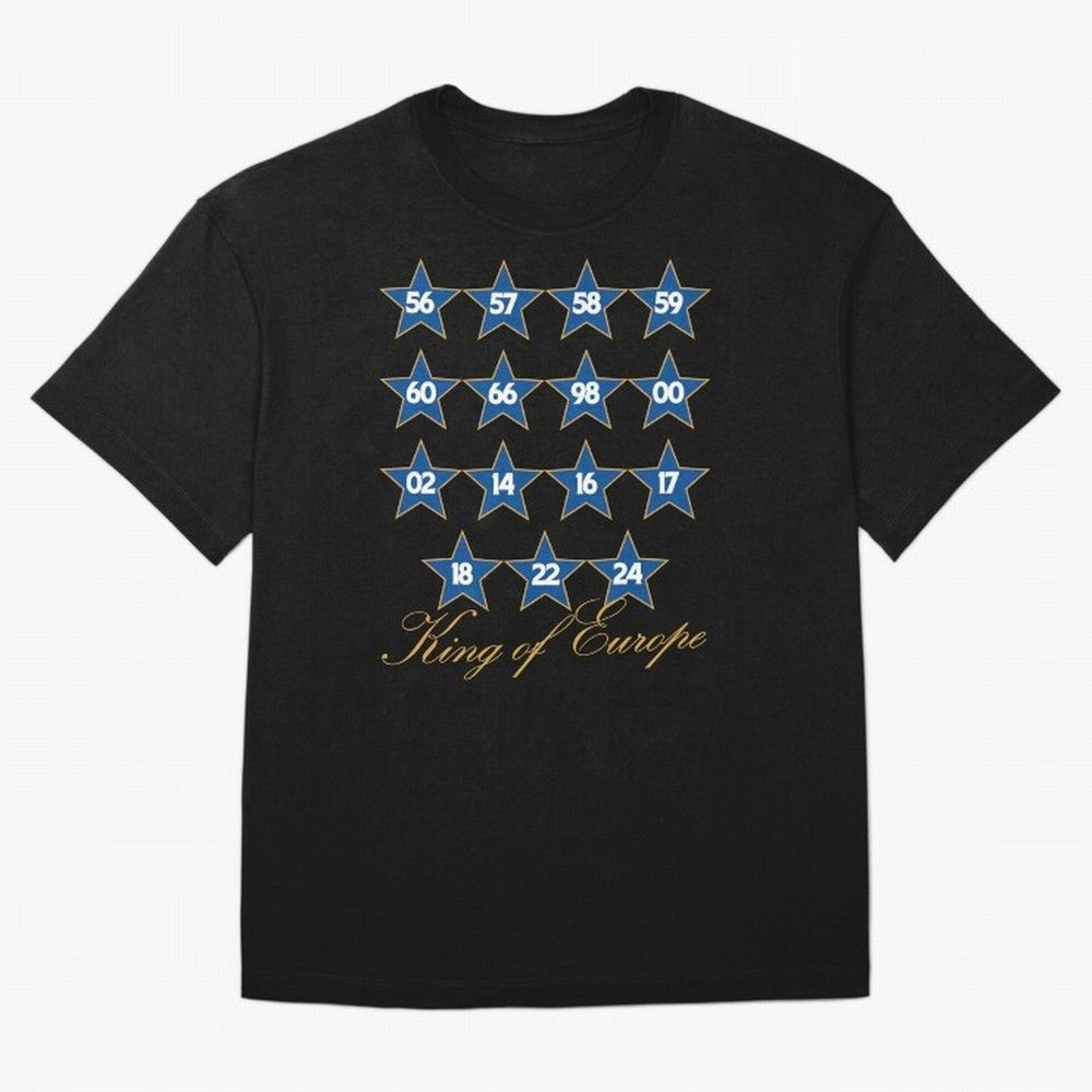 Real Madrid European Cups Oversized T-Shirt Bring Trophy Dreams to FIFA World Cup 2026 Group Stage Spirit, Inspired by Portugal, Haaland, Football Passion, Legendary Performances, Festival Vibes and Supporter Community; Perfect for Fans,