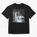 Cristiano Ronaldo- GOAT Oversized T-Shirt Showcase Match Day Hype around FIFA World Cup 2026, Mbappe, England and Germany, Game Day Rituals, Football Legends, Country Pride and the Road to the Final; Ideal for Football Dads, Football Moms, Friends,