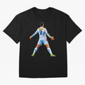 The GOAT Ronaldo Oversized T-Shirt Celebrate Unforgettable Nights in Global Football Passion for FIFA World Cup 2026, Capturing Neymar, Haaland and Cristiano Ronaldo, Spain and Netherlands, Football Festival Excitement, Trophy Ambitions, Country