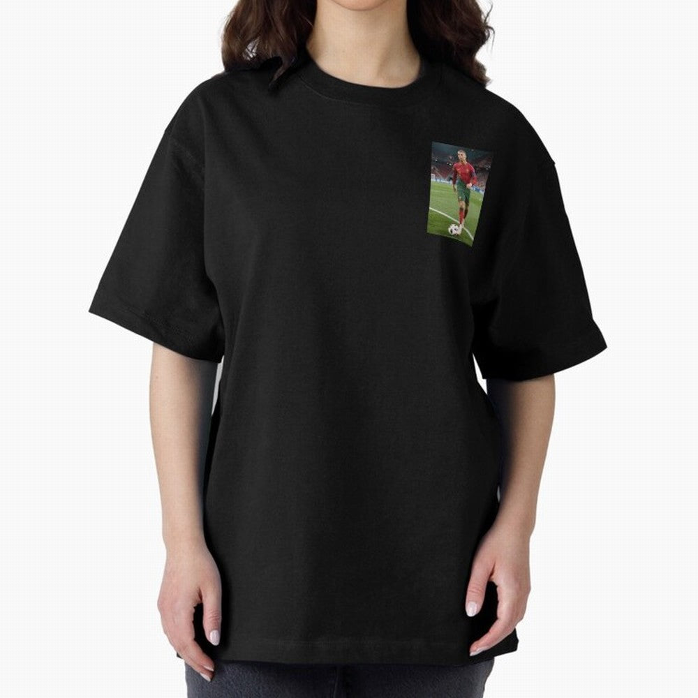 CR7 Oversized T-Shirt Share the Excitement of Global Football Passion for FIFA World Cup 2026, Celebrating Mbappe, Brazil, Portugal and Argentina, Soccer Culture, Superstar Moments, National Team Dreams and Competitive Fire; Made for Die Hard