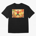 Soccer Player in Mid-Air Celebration Legend CR7 Oversized T-Shirt Live the Energy of FIFA World Cup 2026 Inspired by Neymar, Portugal, Spain and Germany Energy, Worldwide Fan Energy, Dramatic Goals, Stadium Lights and Championship Celebrations;