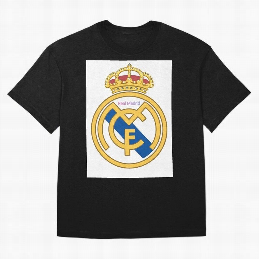 Real Madrid Gold Oversized T-Shirt Stand Out with Spirit from FIFA World Cup 2026 Group Stage with Neymar, England and Germany Energy, Retro Football Energy, Iconic Rivalries, Trophy Chase Drama and Stadium Atmosphere; Built for Supporters Chasing