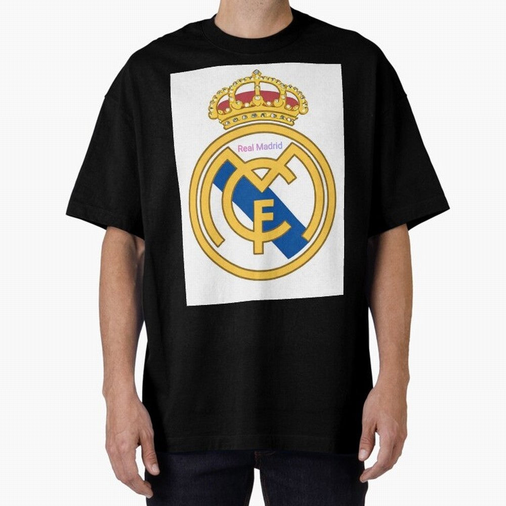 Real Madrid Gold Oversized T-Shirt Stand Out with Spirit from FIFA World Cup 2026 Group Stage with Neymar, England and Germany Energy, Retro Football Energy, Iconic Rivalries, Trophy Chase Drama and Stadium Atmosphere; Built for Supporters Chasing