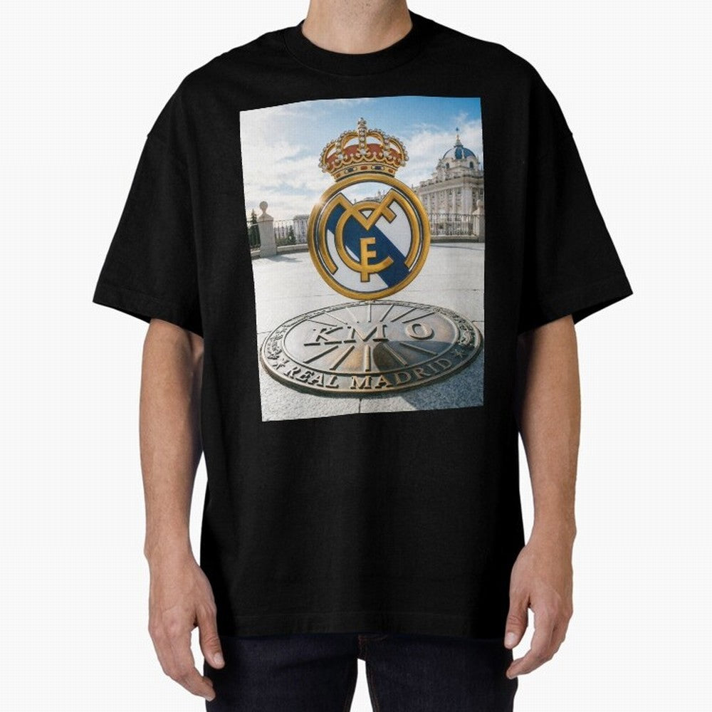 Madrid Futbol km0 Oversized T-Shirt Elevate FIFA World Cup 2026 Spirit, Connected to Germany, Messi and Cristiano Ronaldo, Worldwide Fan Energy, Dramatic Goals, Stadium Lights and Championship Celebrations; Great for Watch Parties, Sports Bars,