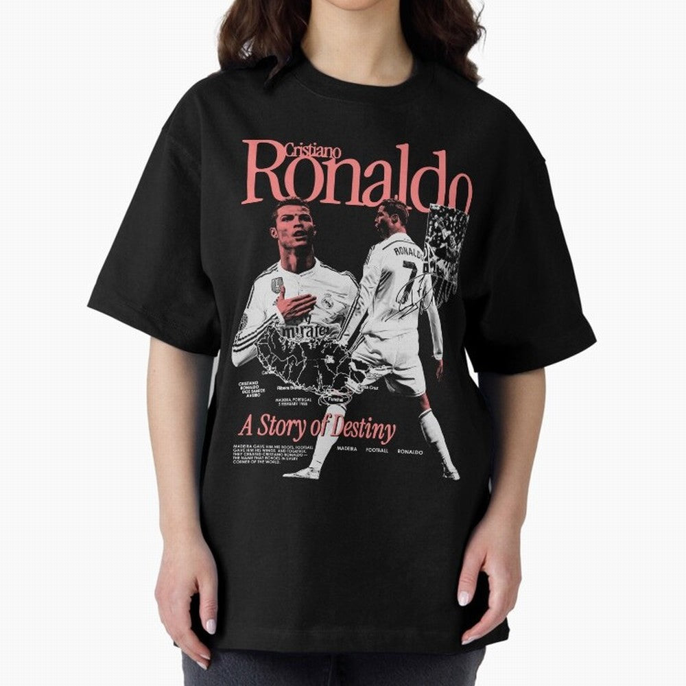 CR7 Cristiano Oversized T-Shirt Join FIFA World Cup 2026 Built around CR7, Argentina and Brazil Energy, Champion Mindset, Group Stage Buzz, Knockout Tension and Passionate Fan Culture; Great for Supporters Who Love Legendary Players, National