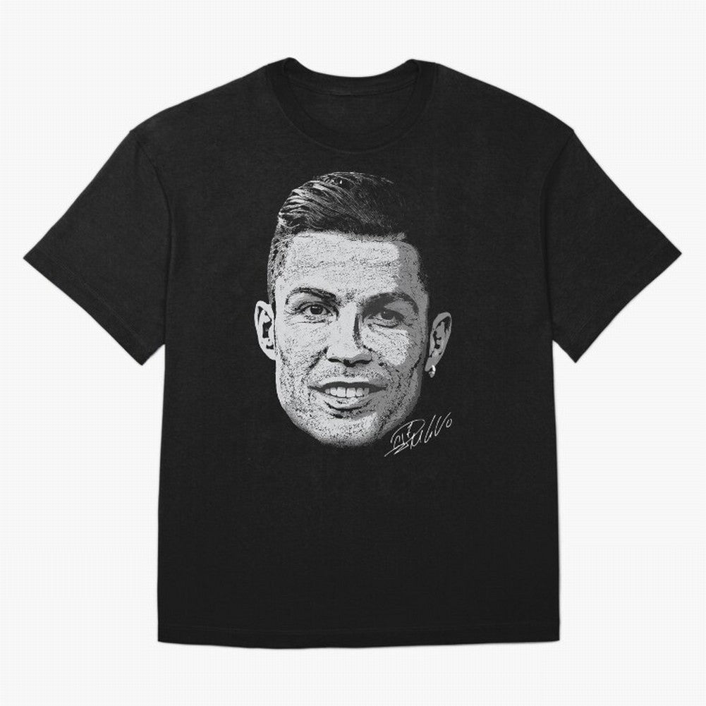 Cristiano Ronaldo Signed Oversized T-Shirt Join the Countdown to FIFA World Cup 2026 Group Stage Spirit, Connected to France and Portugal, Haaland and Mbappe, Soccer Culture, Superstar Moments, National Team Dreams and Competitive Fire; Made for