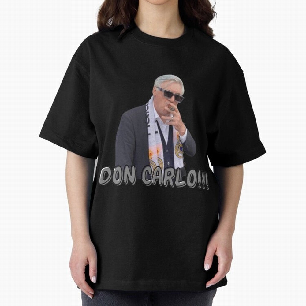 Don Carlo Ancelotti Oversized T-Shirt Show Your Tournament Heart for FIFA World Cup 2026 Spirit, Featuring England, Neymar, Retro Football Energy, Iconic Rivalries, Trophy Chase Drama and Stadium Atmosphere; Made for Die Hard Supporters, Soccer