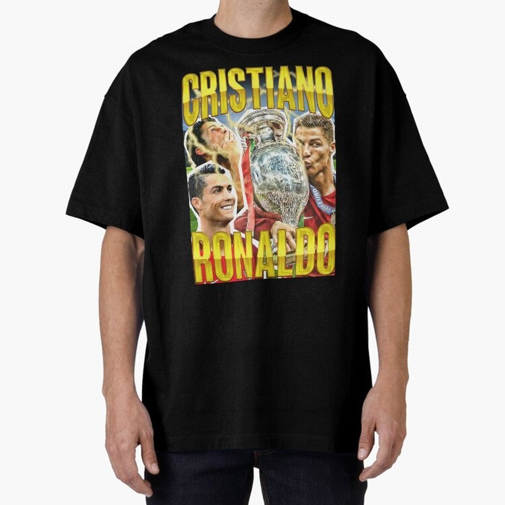 Cristiano Ronaldo Cr7 Siuuu El Bicho Oversized T-Shirt Remember the FIFA World Cup 2026 USA Canada Mexico Journey through Haaland Highlights, Argentina Pride, Goal Celebration Energy, Supporter Heritage, Football Icons and Worldwide Tournament Joy;