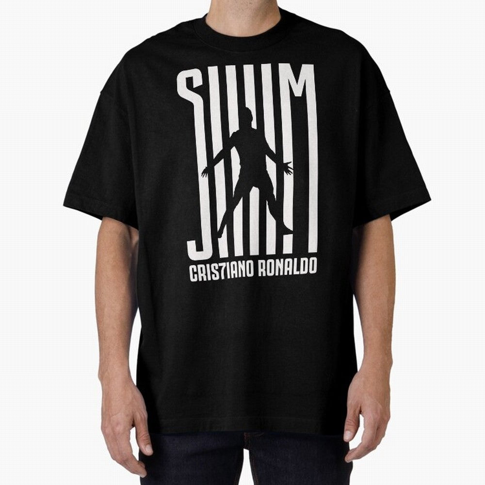 Cristiano Ronaldo - SIM Oversized T-Shirt Show Your Tournament Heart for the FIFA World Cup 2026 Journey through Cristiano Ronaldo Highlights, Brazil Pride, Stadium Chants, National Pride, Trophy Dreams and Unforgettable Football Memories; Ideal