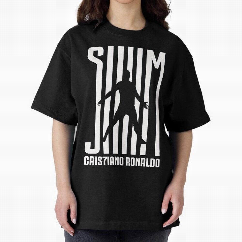 Cristiano Ronaldo - SIM Oversized T-Shirt Show Your Tournament Heart for the FIFA World Cup 2026 Journey through Cristiano Ronaldo Highlights, Brazil Pride, Stadium Chants, National Pride, Trophy Dreams and Unforgettable Football Memories; Ideal