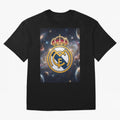 La Galaxia del Real Madrid Oversized T-Shirt Celebrate Rivalries and Pride in Match Day Hype around FIFA World Cup 2026 Group Stage, Mbappe and Neymar, Brazil, Sports Nostalgia, International Competition, Famous Players and Unforgettable Victories;