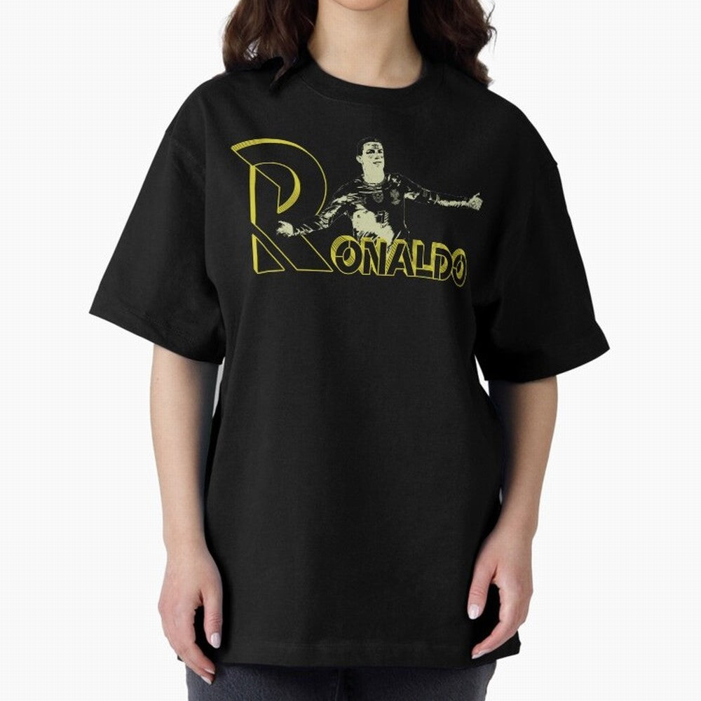CR7 - ronaldo Oversized T-Shirt Represent Fans Who Live for the FIFA World Cup 2026 USA Canada Mexico Journey through Messi, CR7 and Mbappe Highlights, Portugal, Spain and Germany Pride, Retro Football Energy, Iconic Rivalries, Trophy Chase Drama
