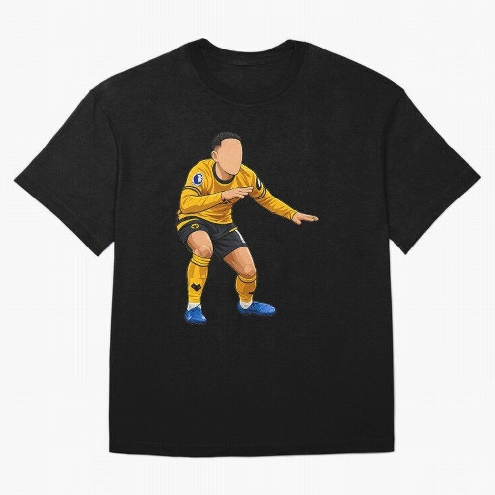 Matheus Cunha Goal Celebration Dance Oversized T-Shirt Celebrate the Magic of FIFA World Cup 2026 Spirit, Featuring Portugal, Mbappe, Vintage Soccer Flavor, Modern Football Stars, National Flags and Final Night Emotion; Ideal for Fans Who Follow