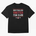 Australian United Fan Club Oversized T-Shirt Relive Global Football Passion for FIFA World Cup 2026, Capturing Cristiano Ronaldo, Spain and Netherlands, Retro Football Energy, Iconic Rivalries, Trophy Chase Drama and Stadium Atmosphere; Built for