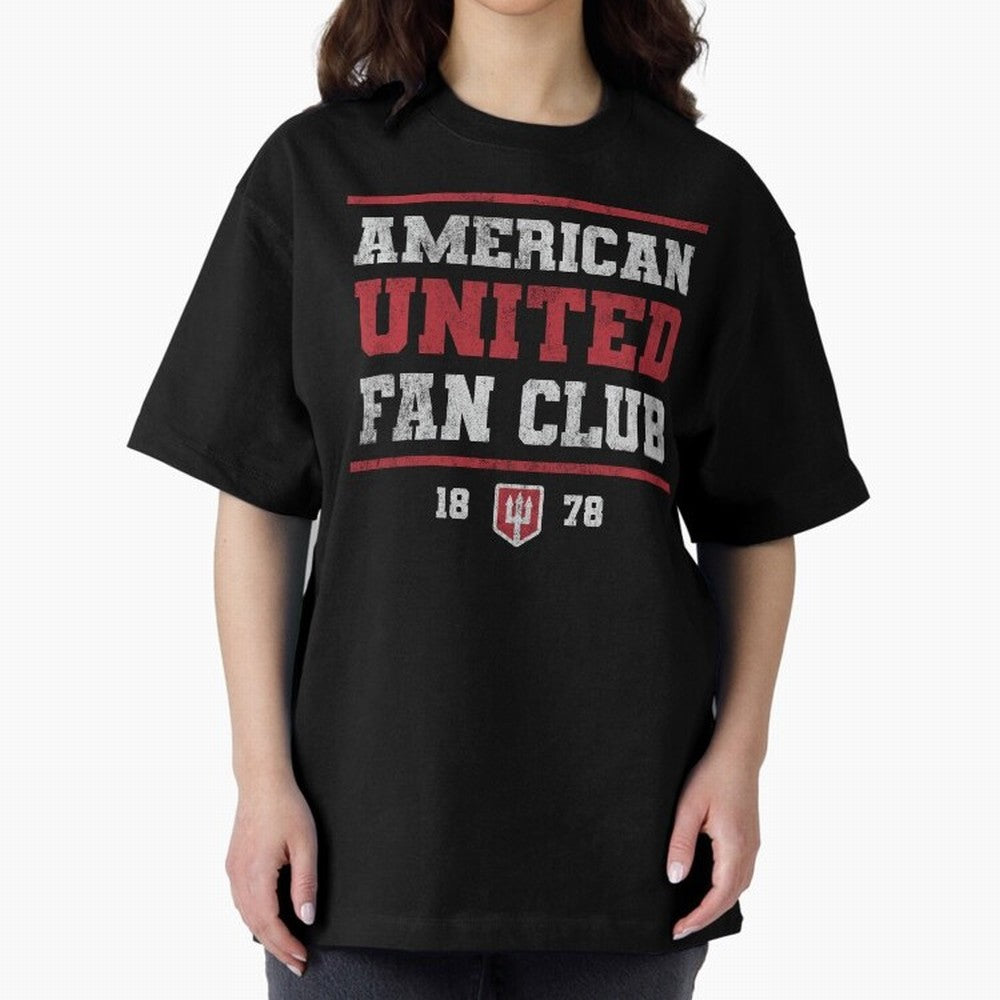 American United Fan Club Oversized T-Shirt Discover FIFA World Cup 2026 USA Canada Mexico Spirit, Featuring England, France and Netherlands, Haaland and Mbappe, Classic Soccer Heritage, Championship Pressure, Fan Loyalty and International Pride;