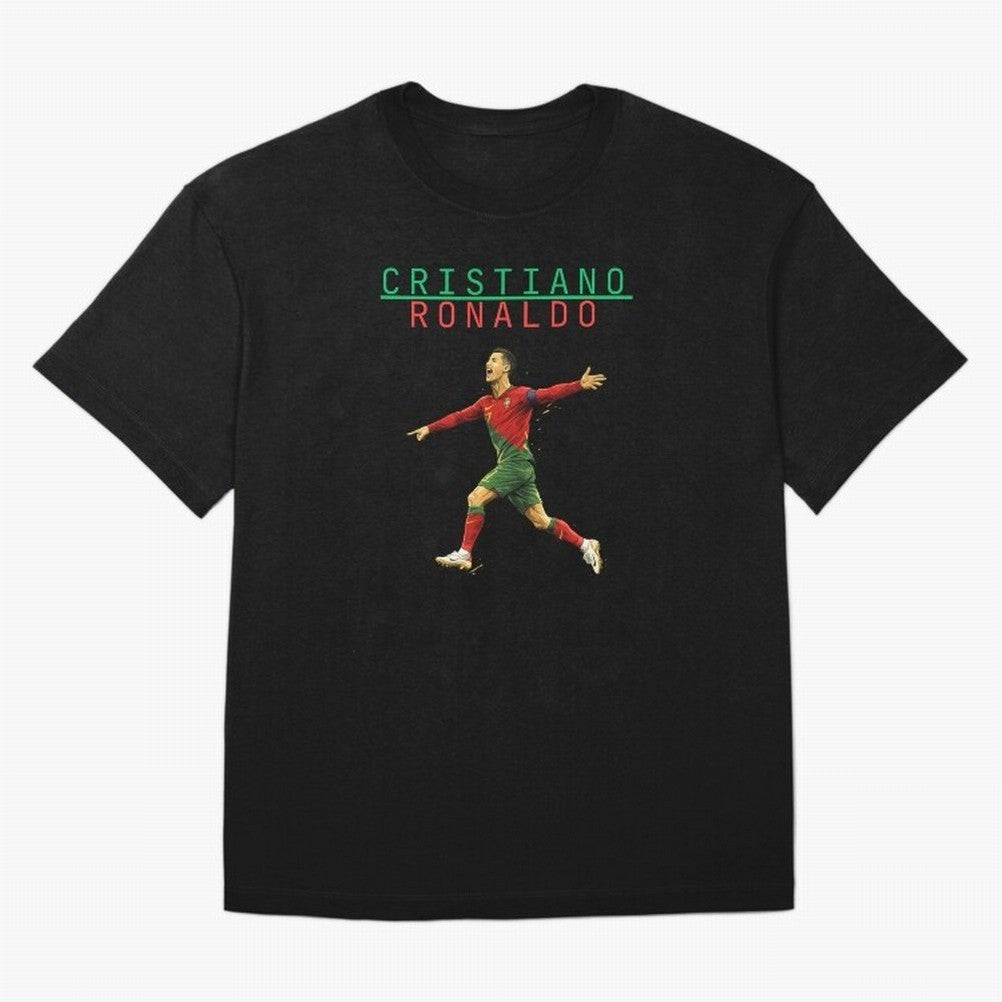 Ronaldo Oversized T-Shirt Bring Stadium Energy to FIFA World Cup 2026 Group Stage for Fans of Haaland and Argentina, France and Brazil, Bringing Vintage Soccer Flavor, Modern Football Stars, National Flags and Final Night Emotion; Ideal for