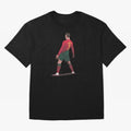CR7 Celebration Pose Oversized T-Shirt Celebrate Classic Football Spirit in FIFA World Cup 2026 Group Stage Spirit, Filled with Portugal, Messi, CR7 and Mbappe, Fan Favorite Moments, National Team Passion, Big Match Drama and Soccer History;