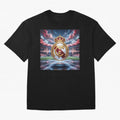 Los Campeones del Bernab¨¦u Oversized T-Shirt Celebrate the Magic of FIFA World Cup 2026 Group Stage Spirit, Centered on Netherlands, Messi, Neymar and Mbappe, Supporter Pride, Iconic Celebrations, Legendary Names and Global Match Day Energy; Built