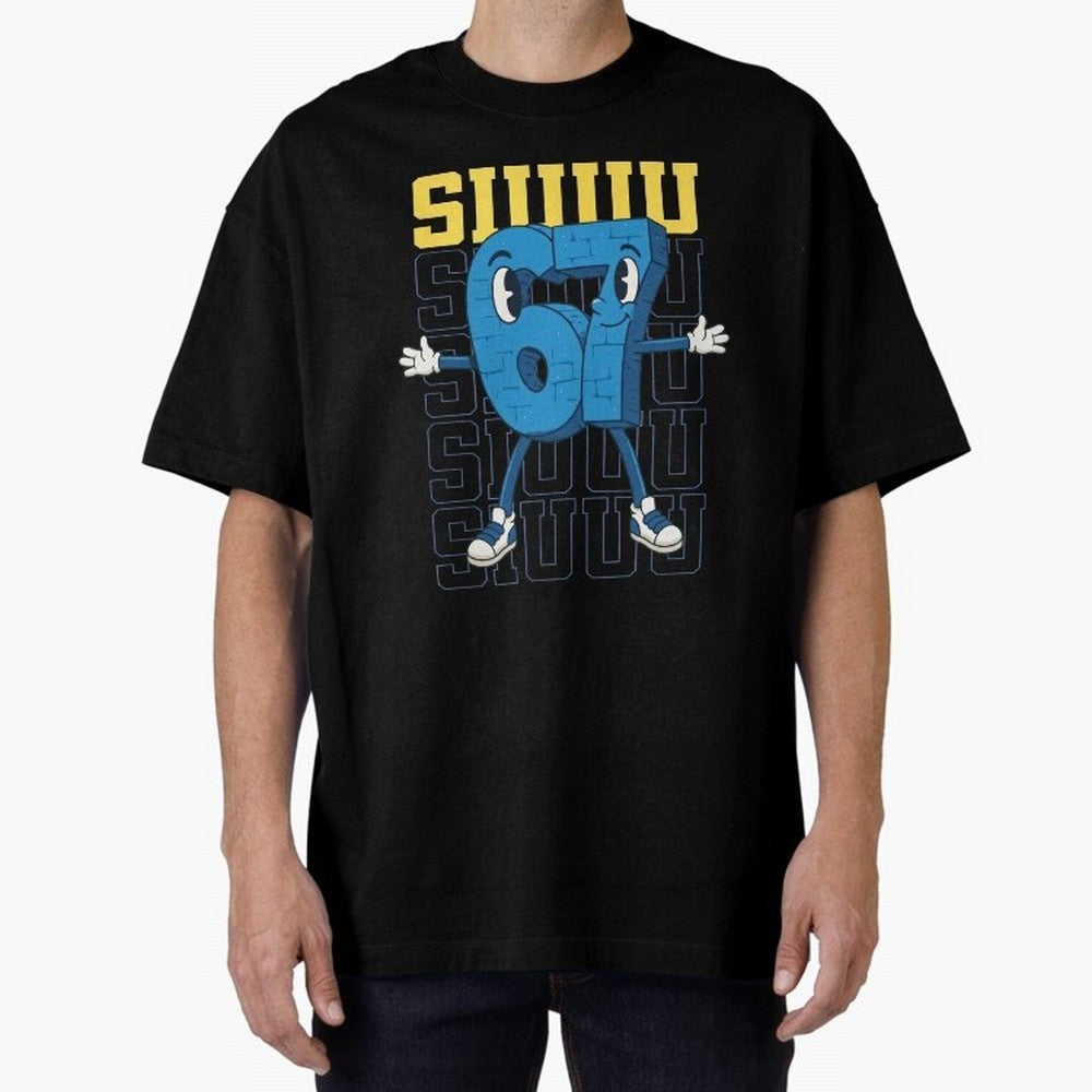Funny Siuuu 67 Six Seven Soccer Shirt Oversized T-Shirt Represent Fans Who Live for FIFA World Cup 2026 Group Stage for Fans of Messi and Cristiano Ronaldo and Portugal, Bringing Champion Mindset, Group Stage Buzz, Knockout Tension and Passionate