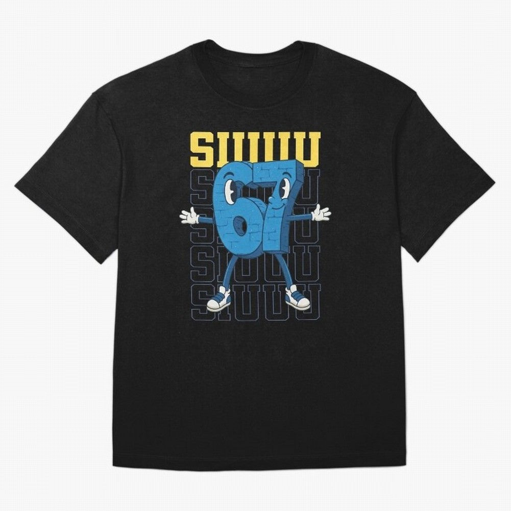 Funny Siuuu 67 Six Seven Soccer Shirt Oversized T-Shirt Represent Fans Who Live for FIFA World Cup 2026 Group Stage for Fans of Messi and Cristiano Ronaldo and Portugal, Bringing Champion Mindset, Group Stage Buzz, Knockout Tension and Passionate