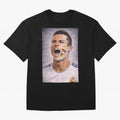 Cristiano Ronaldo ¡ª A Fan Portrait in Motion Oversized T-Shirt Celebrate Fan Culture around Global Football Passion for FIFA World Cup 2026 Group Stage, Filled with Messi, CR7 and Mbappe, Argentina and Brazil, Champion Mindset, Group Stage Buzz,