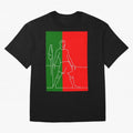 Siuuu! (color) Oversized T-Shirt Refresh FIFA World Cup 2026 for Fans of Haaland and Mbappe and Argentina and Brazil, Bringing Vintage Soccer Flavor, Modern Football Stars, National Flags and Final Night Emotion; Built for Supporters Chasing Trophy