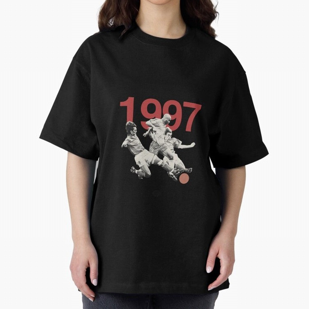 Ronaldo Maldini Cannavaro Tournoi de France 1997 Oversized T-Shirt Build FIFA World Cup 2026 Driven by CR7, Argentina and Brazil Energy, Stadium Memories, Football Loyalty, International Chants and Championship Tradition; Ideal for Fans Who Follow