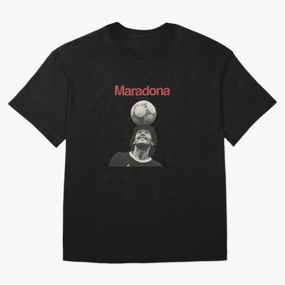 Diego Maradona Minimalist Oversized T-Shirt Stand with Match Day Hype around FIFA World Cup 2026, Messi and Cristiano Ronaldo, Netherlands, Match Day Excitement, Supporter Culture, Golden Goals and Global Football Passion; Perfect for Supporters