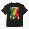 Portugal The Goat CR 7 World Cup 2026 Oversized T-Shirt Celebrate Rivalries and Pride in Match Day Hype around FIFA World Cup 2026 Group Stage, Mbappe and Neymar, Brazil, Sports Nostalgia, International Competition, Famous Players and Unforgettable
