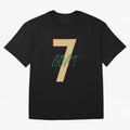 Cristiano Ronaldo 7 GOAT Football Legend Poster Art Oversized T-Shirt Bring a Vintage Feel to the FIFA World Cup 2026 Journey through Neymar, Haaland and Cristiano Ronaldo Highlights, Portugal, Spain and Germany Pride, Fan Favorite Moments,