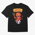 Manchester United The Red Devils Oversized T-Shirt Join the Global Buzz around FIFA World Cup 2026 USA Canada Mexico Spirit, Connected to Argentina, Cristiano Ronaldo, Haaland and CR7, Championship Spirit, Famous Goals, Roaring Crowds and