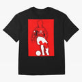 Cristiano Ronaldo Manchester United Silhouette ¨C Legendary Red Devil Artwork by GrizzlyGFX Oversized T-Shirt Stand Proud for the FIFA World Cup 2026 USA Canada Mexico Journey through Messi and Cristiano Ronaldo Highlights, England and Germany