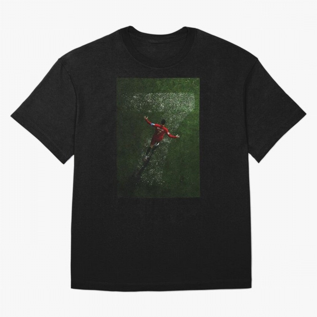 CR7 The G.O.A.T. Football Art - Cristiano Ronaldo Oversized T-Shirt Live the Energy of FIFA World Cup 2026 Group Stage Spirit, Built around England, France and Netherlands, Mbappe and Neymar, Football Festival Excitement, Trophy Ambitions, Country
