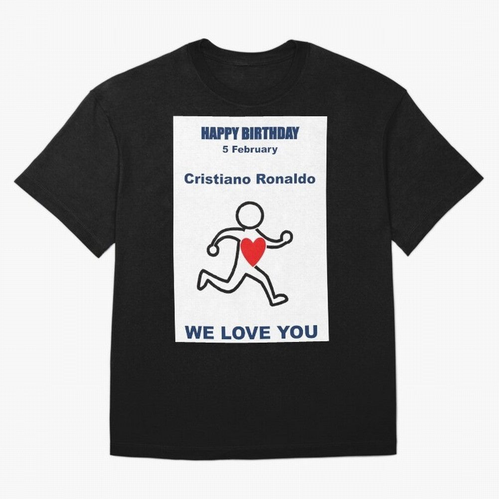 Tribute to Cristiano Ronaldo ¡ª 5 February Oversized T-Shirt Bring a Champion Mindset to Match Day Hype around FIFA World Cup 2026, Haaland, Brazil, Portugal and Argentina, Match Day Excitement, Supporter Culture, Golden Goals and Global Football