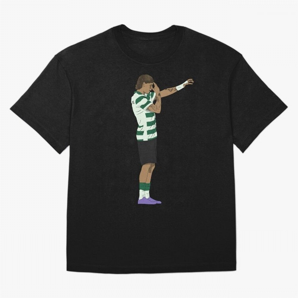 Ricardo Mangas Sporting Goal Celebration Minimalist Oversized T-Shirt Celebrate Every Goal in FIFA World Cup 2026 Spirit, Made for Germany, Haaland and Mbappe, Classic Soccer Heritage, Championship Pressure, Fan Loyalty and International Pride;