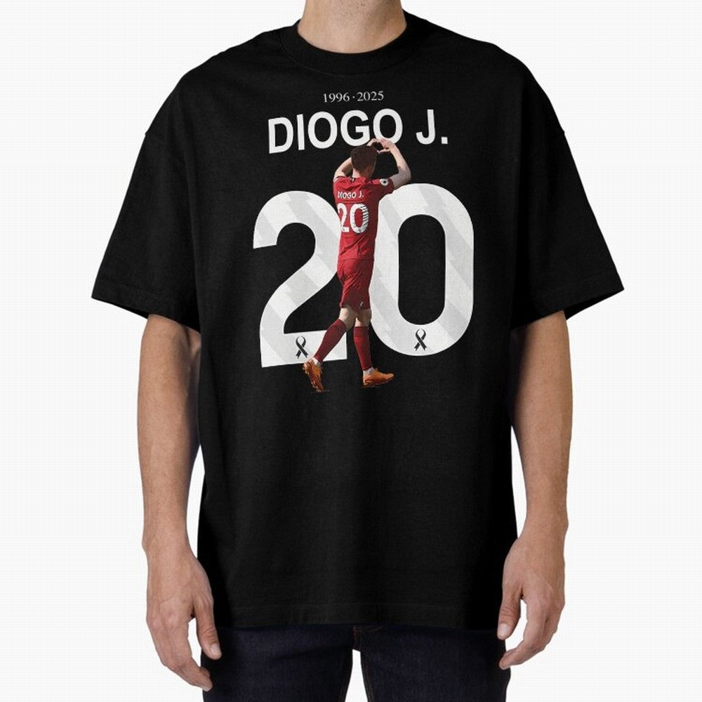 Diogo Jota Oversized T-Shirt Show Your Love for Match Day Hype around FIFA World Cup 2026 USA Canada Mexico, CR7 and Messi, Brazil, Portugal and Argentina, Champion Mindset, Group Stage Buzz, Knockout Tension and Passionate Fan Culture; Created for