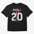 Diogo Jota Oversized T-Shirt Show Your Love for Match Day Hype around FIFA World Cup 2026 USA Canada Mexico, CR7 and Messi, Brazil, Portugal and Argentina, Champion Mindset, Group Stage Buzz, Knockout Tension and Passionate Fan Culture; Created for