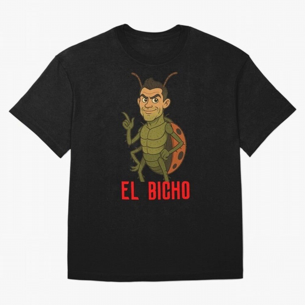 Ronaldo - El Bicho Oversized T-Shirt Celebrate the Biggest Stage of Match Day Hype around FIFA World Cup 2026 Group Stage, Haaland and Mbappe, Portugal, Spain and Germany, Sports Nostalgia, International Competition, Famous Players and