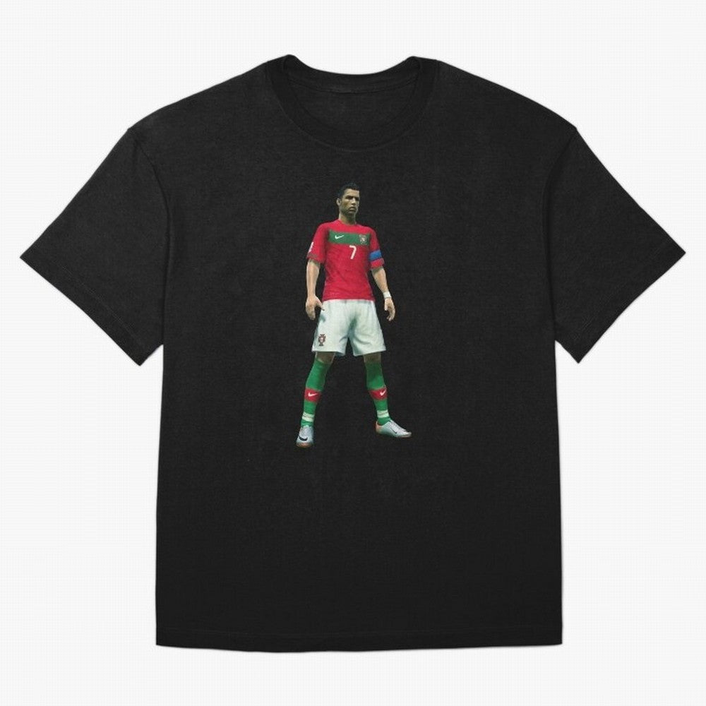CR7 PES Oversized T-Shirt Refresh Global Football Passion for FIFA World Cup 2026 USA Canada Mexico, with Messi, Neymar and Mbappe, England, France and Netherlands, Match Day Excitement, Supporter Culture, Golden Goals and Global Football Passion;