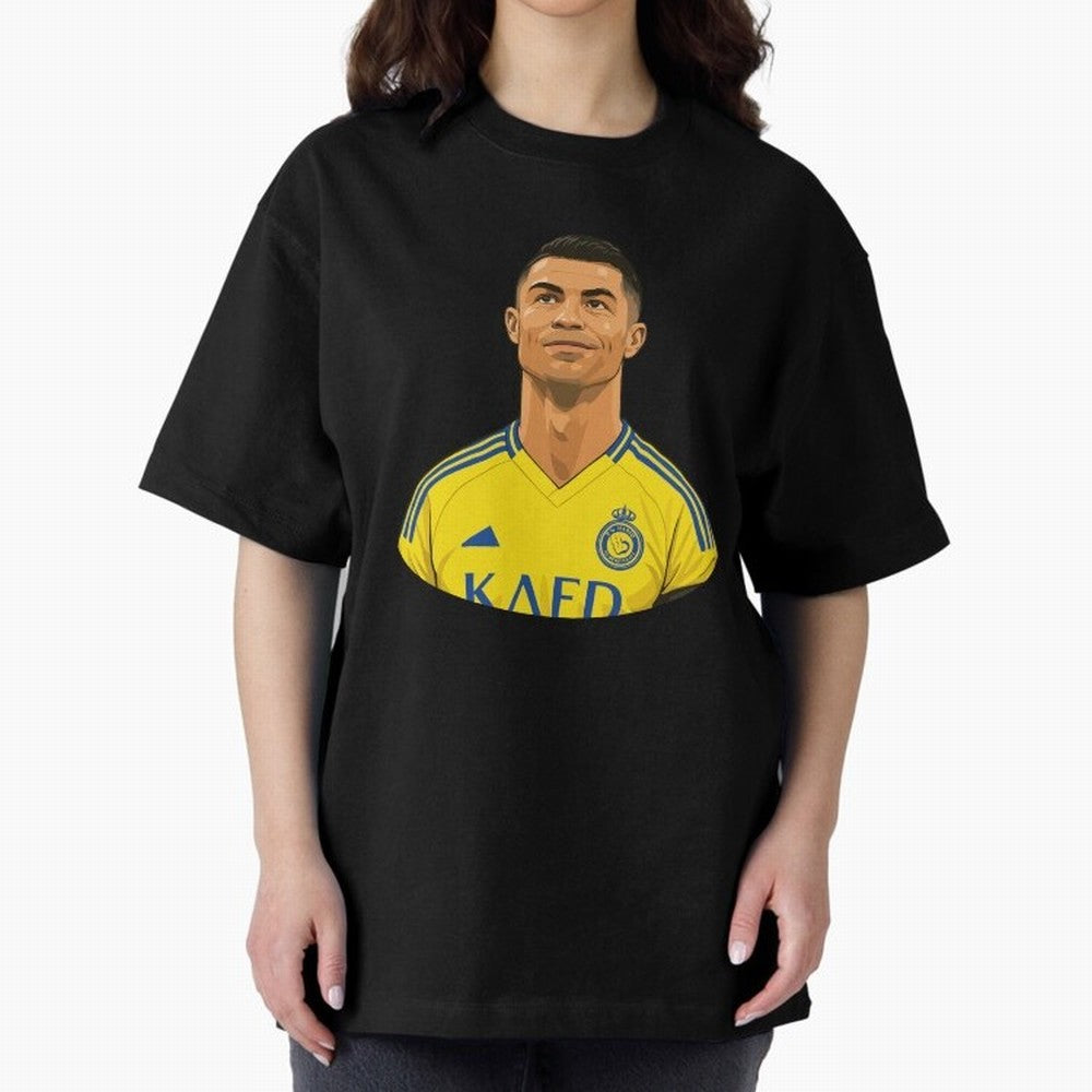 CR7 Oversized T-Shirt Bring Home Match Day Hype around FIFA World Cup 2026, Cristiano Ronaldo, Haaland and CR7, Germany, Game Day Rituals, Football Legends, Country Pride and the Road to the Final; Great for Watch Parties, Sports Bars, Family