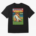 CR7 Comic Oversized T-Shirt Show Your Stadium Side during Match Day Hype around FIFA World Cup 2026, Mbappe, Brazil, Portugal and Argentina, Football Passion, Legendary Performances, Festival Vibes and Supporter Community; Ideal for Fans Who Follow