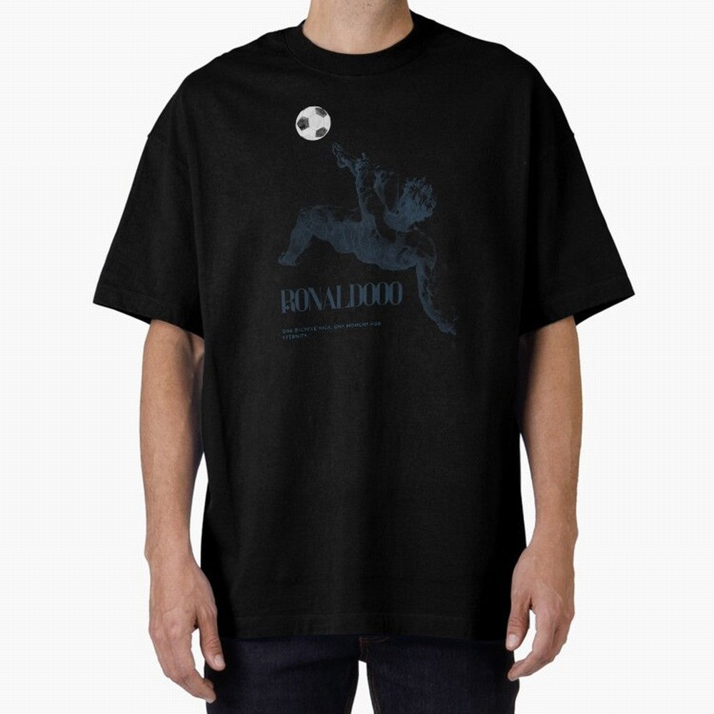 Artistic Strike Oversized T-Shirt Share the Excitement of FIFA World Cup 2026 Group Stage for Fans of Haaland and Mbappe and England and Germany, Bringing Championship Spirit, Famous Goals, Roaring Crowds and International Football Unity; Built for